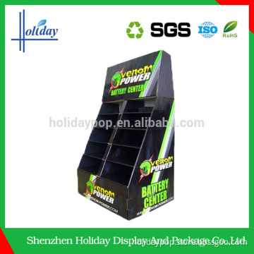 Practical cardboard counter display for cosmetic with hook